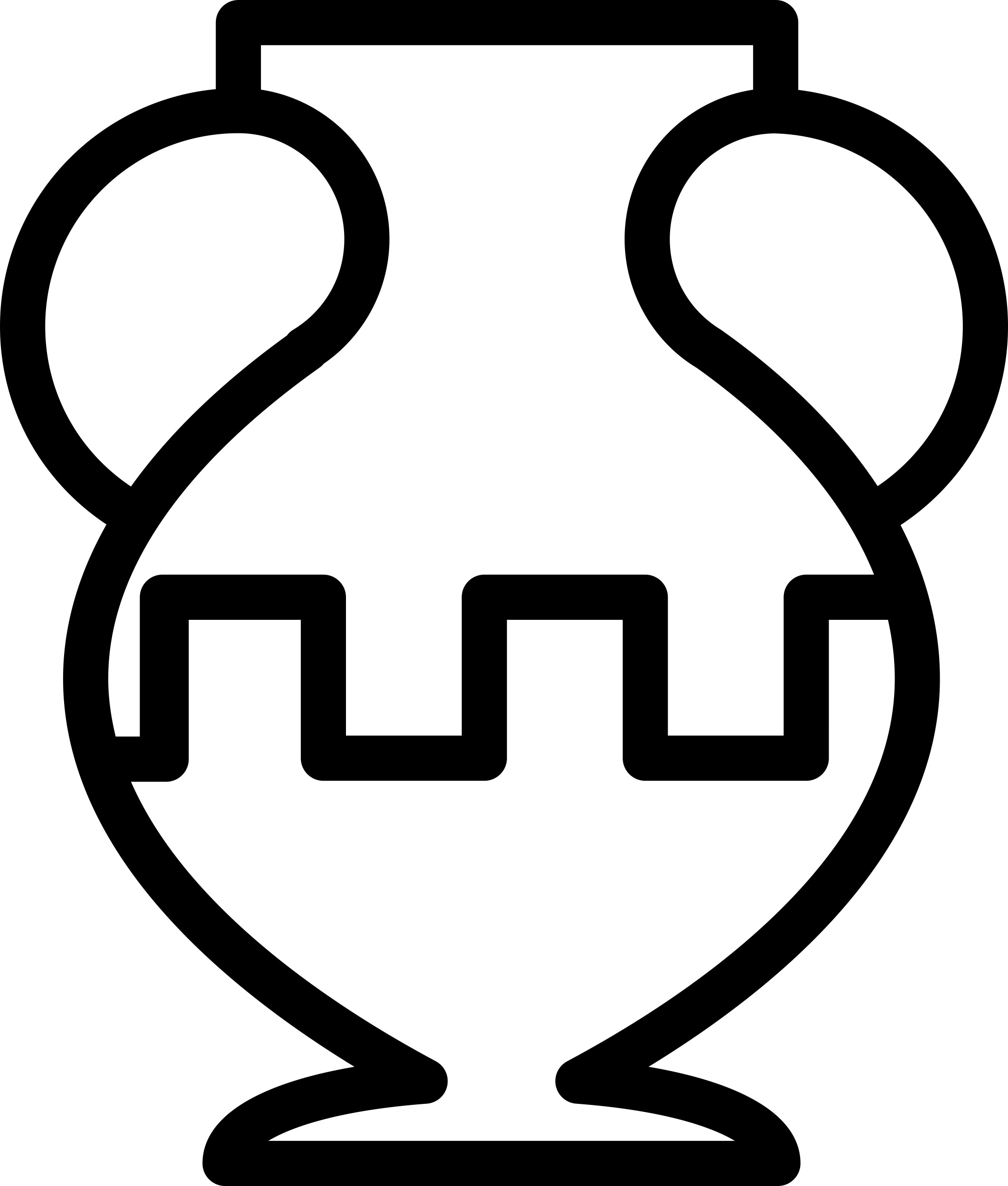 Ancient Jar Outline In A Museum Editable Svg Line Art Free Vectors